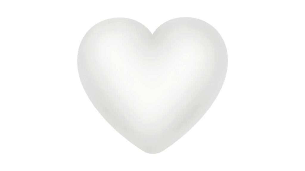 Significado dos emojis de coração branco