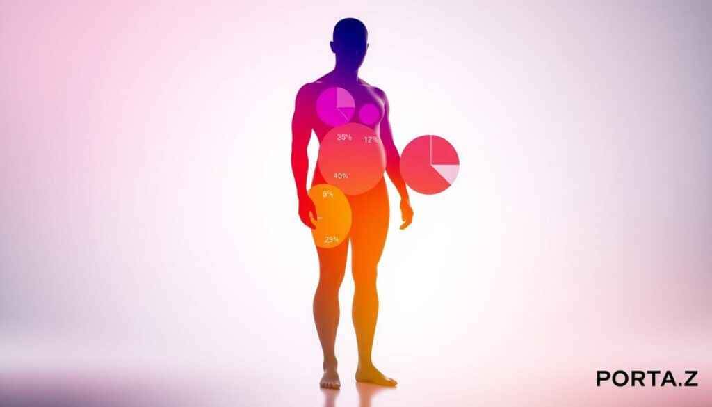 Como saber a porcentagem de gordura corporal