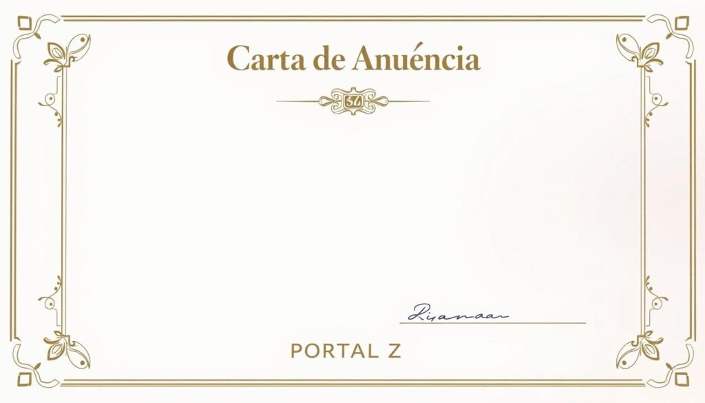 carta de anuência modelo