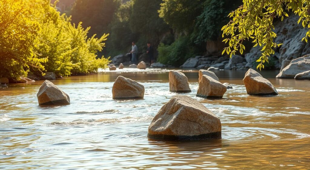 as doze pedras do rio jordão ainda existem