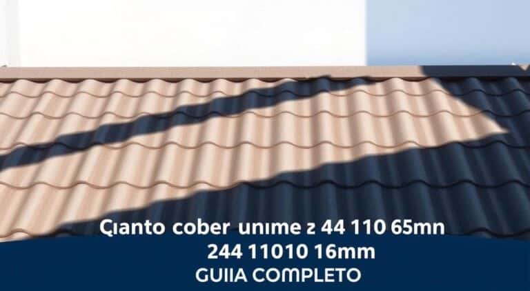 Quanto cobre uma telha de 244×110 6mm | Guia Completo